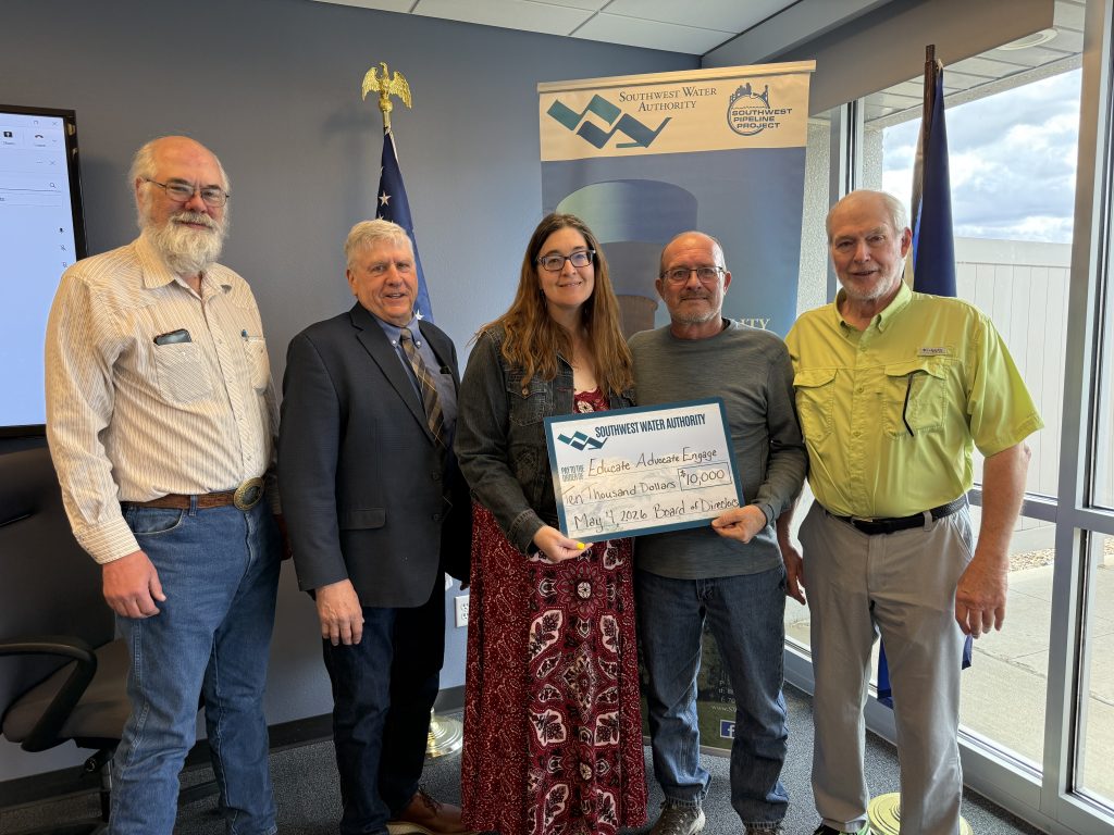 SWA Board of Directors Supports the Missouri River Joint Water Board Educate, Advocate and Engage Program